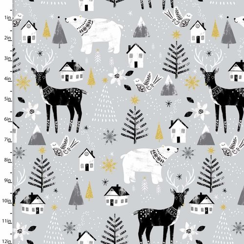 3 Wishes Fabrics Peace On Earth Christmas Quilting Fabric Peace Animals Grey Glitter By 3 Wishes Fabrics 3 Wishes Fabrics Peace On Earth Christmas Quilting Fabric Peace Animals Grey Glitter By 3 Wishes Fabrics