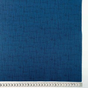 Nutex Fabrics Navy Stitched 100% Quilting Cotton Fabric by Nutex