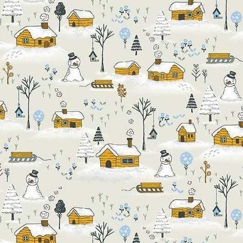 Michael Miller Snowy Weather Grey ~ Winter Days by Lisa Glanz for Michael Miller, 100% Quilting Cotton Michael Miller Snowy Weather Grey ~ Winter Days by Lisa Glanz for Michael Miller, 100% Quilting Cotton