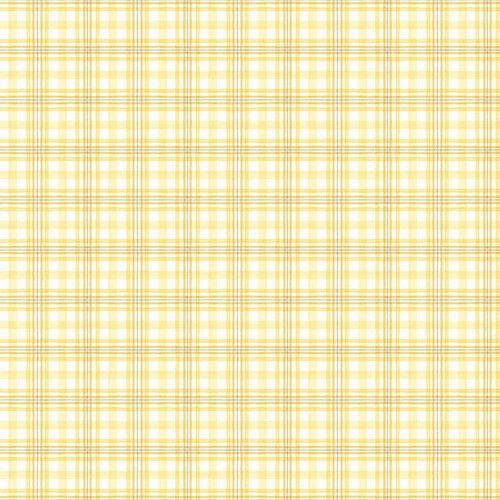 Wilmington Prints Quilting Premium Fabric White/Yellow Plaid By Lisa Audit For Wilmington Prints Wilmington Prints Quilting Premium Fabric White/Yellow Plaid By Lisa Audit For Wilmington Prints