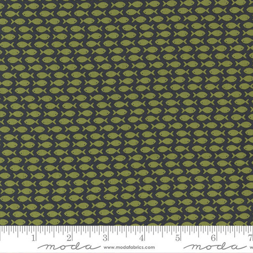 Moda Fabrics Quilting Cotton Timber Black And Pine Go Fish By Sweetwater for Moda Fabrics Moda Fabrics Quilting Cotton Timber Black And Pine Go Fish By Sweetwater for Moda Fabrics