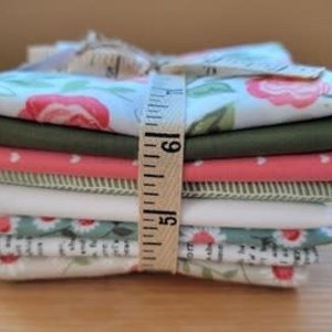 Moda Fabrics Quilting Fabric Fat Quarter 10pc Love Note By Lella Boutique For Moda Fabrics