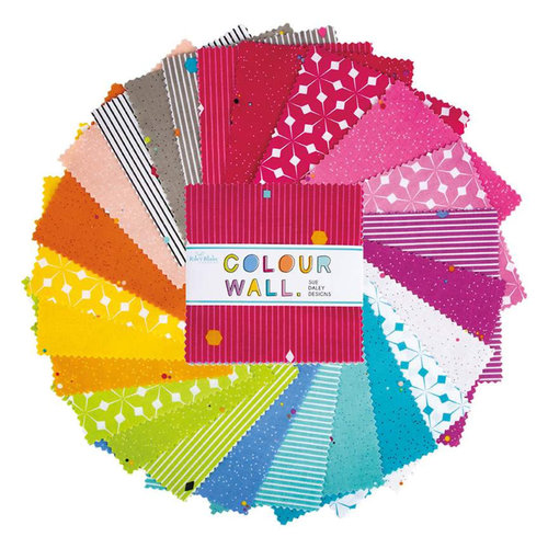 Riley Blake Quilting 5" Charm Squares Colour Wall By Sue Daley For Riley Blake Designs Riley Blake Quilting 5" Charm Squares Colour Wall By Sue Daley For Riley Blake Designs