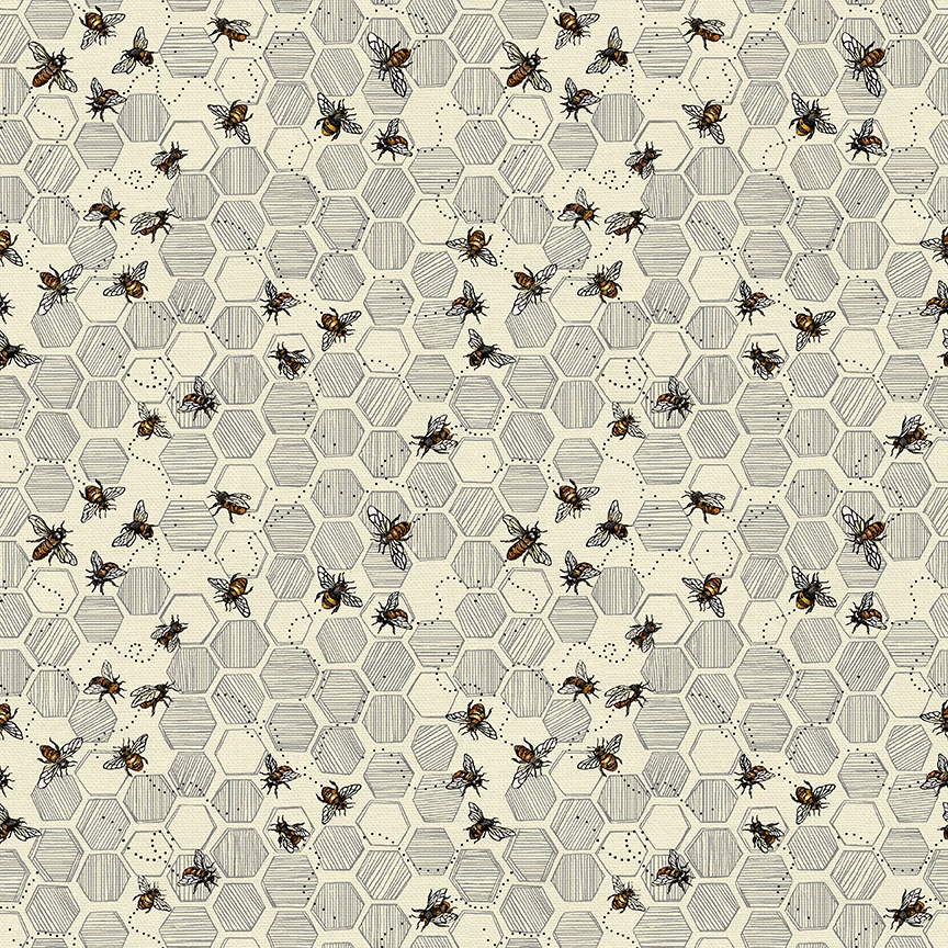 Bee Kind on Beige