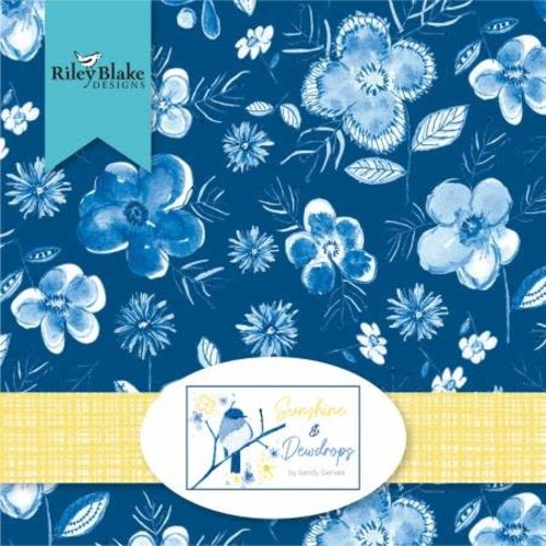 Riley Blake Quilting Cotton Charm Pack Sunshine and Dew Drops Fabric By Riley Blake Designs Riley Blake Quilting Cotton Charm Pack Sunshine and Dew Drops Fabric By Riley Blake Designs