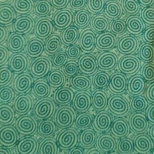 David Textiles Quilting Cotton Teal With Small Swirls Fabric By David Textiles