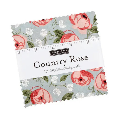 Moda Fabrics Quilting Fabric Charm Pack 42pc Country Rose By Lella Boutique For Moda Fabrics Moda Fabrics Quilting Fabric Charm Pack 42pc Country Rose By Lella Boutique For Moda Fabrics