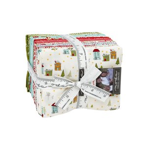 Moda Fabrics Quilting Fabric Fat Eighth Pack 32pc Snowkissed By Sweetwater For Moda Fabrics