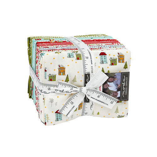 Moda Fabrics Quilting Fabric Fat Quarter 32pc Snowkissed By Sweetwater For Moda Fabrics Moda Fabrics Quilting Fabric Fat Quarter 32pc Snowkissed By Sweetwater For Moda Fabrics