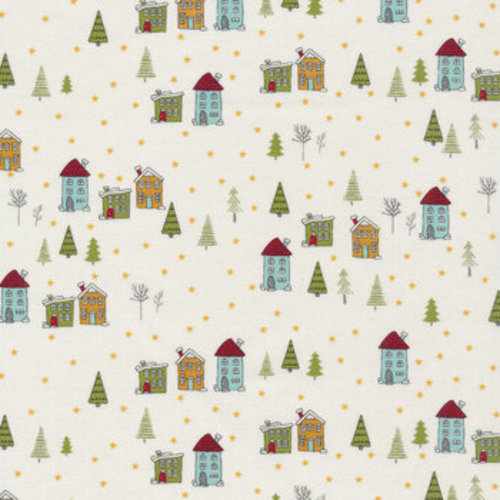 Moda Fabrics Quilting Cotton Snowkissed (vanilla) By Sweetwater For Moda By The Yard Moda Fabrics Quilting Cotton Snowkissed (vanilla) By Sweetwater For Moda By The Yard