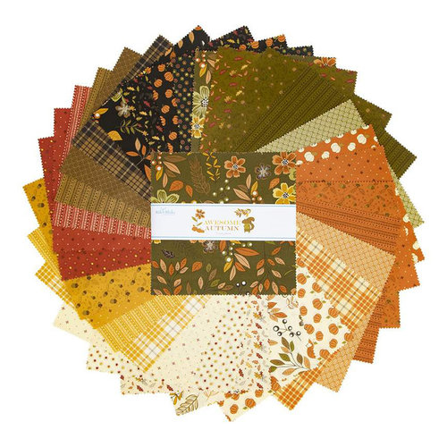 Riley Blake Designs Quilting Cotton Charm Pack Awesome Autumn By Sandy Gervais For Riley Blake Designs Riley Blake Designs Quilting Cotton Charm Pack Awesome Autumn By Sandy Gervais For Riley Blake Designs