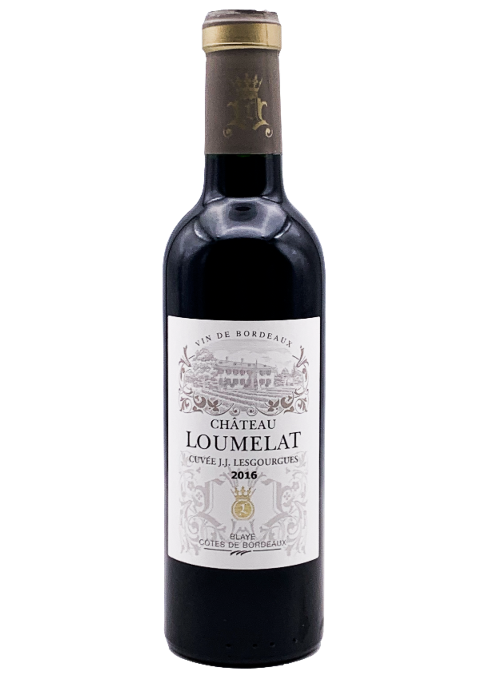 Cotes de Bordeaux "J.J. Lesgourgues" 2016 Chateau Loumelat (375 ml)