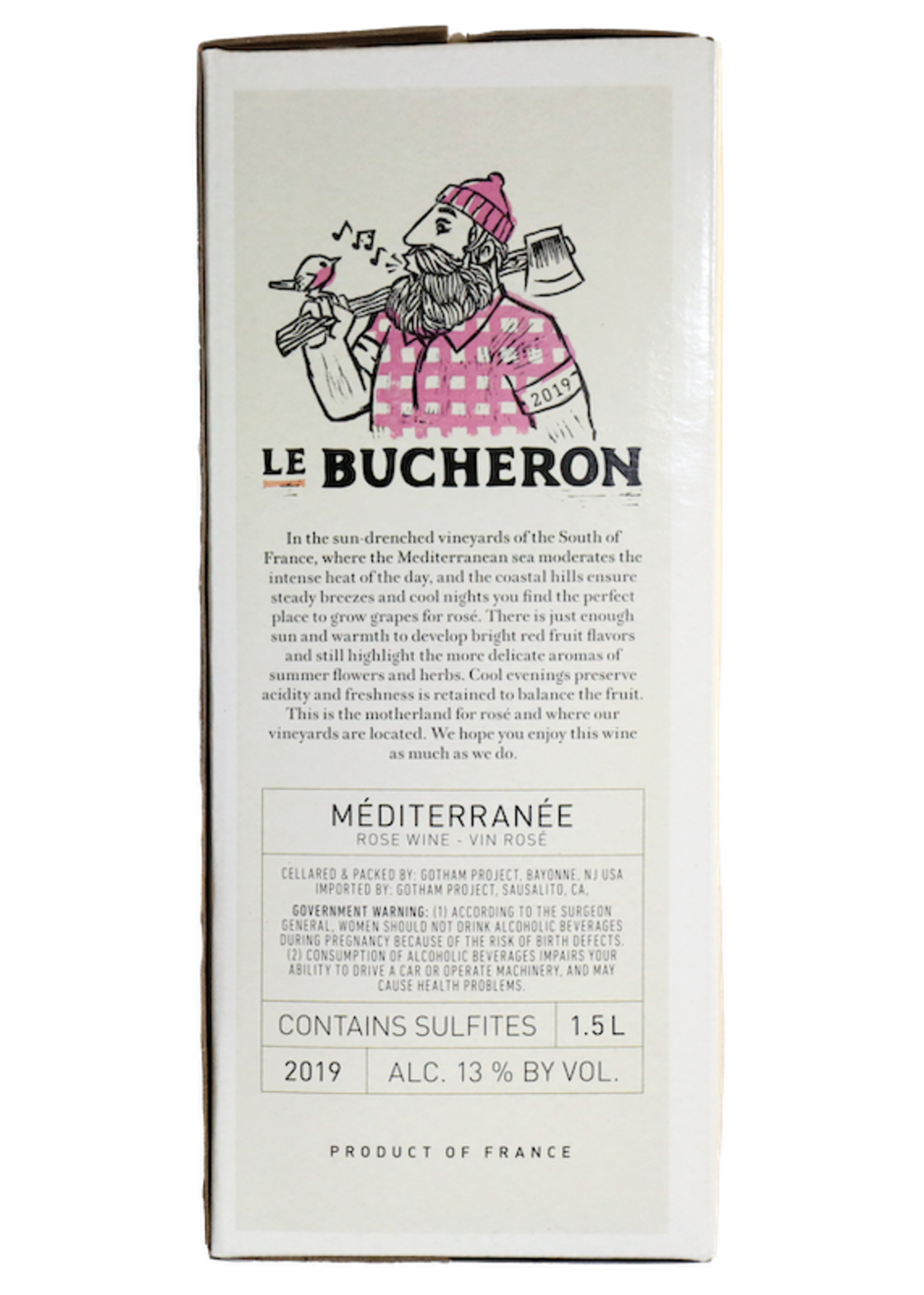 Vin Rosé "Le Bucheron" 2020 Bieler Family (1.5 bag in box)