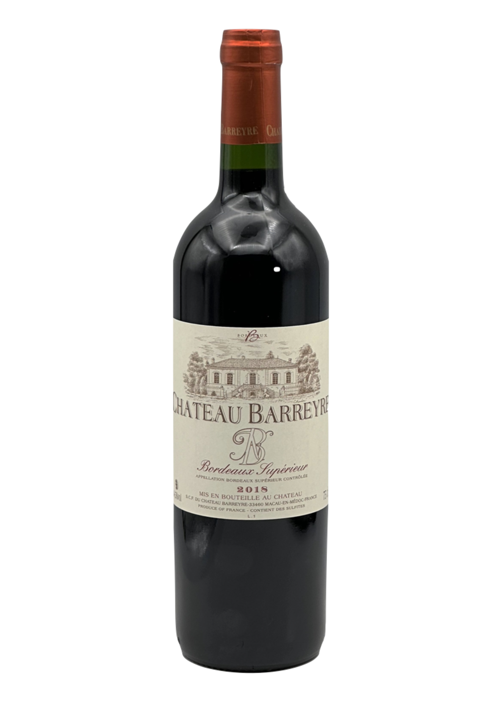 Bordeaux Superior 2018 Chateau Barreyre