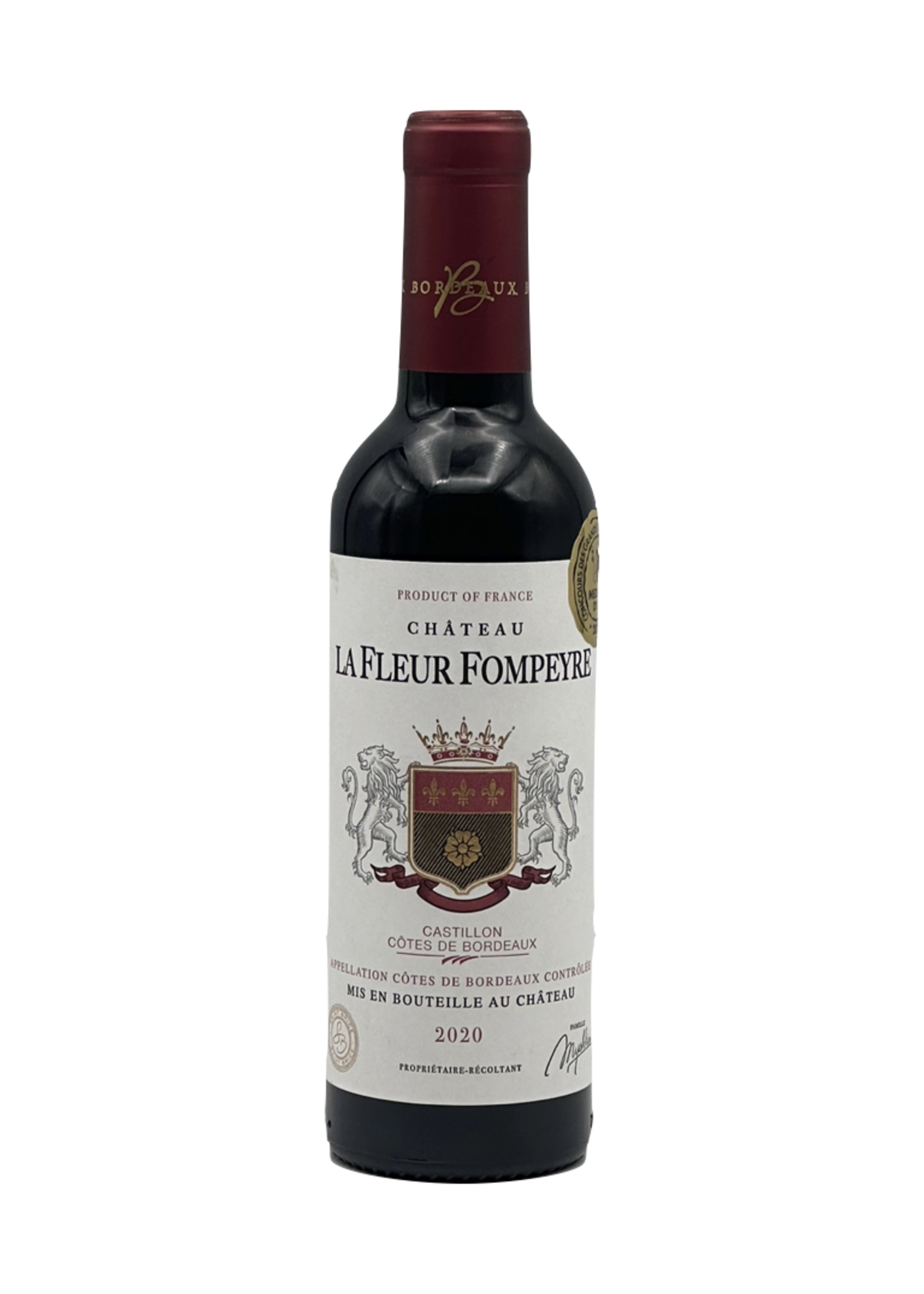 Bordeaux "La Fleur" 2020 Fompeyre Castillon (375 ml)