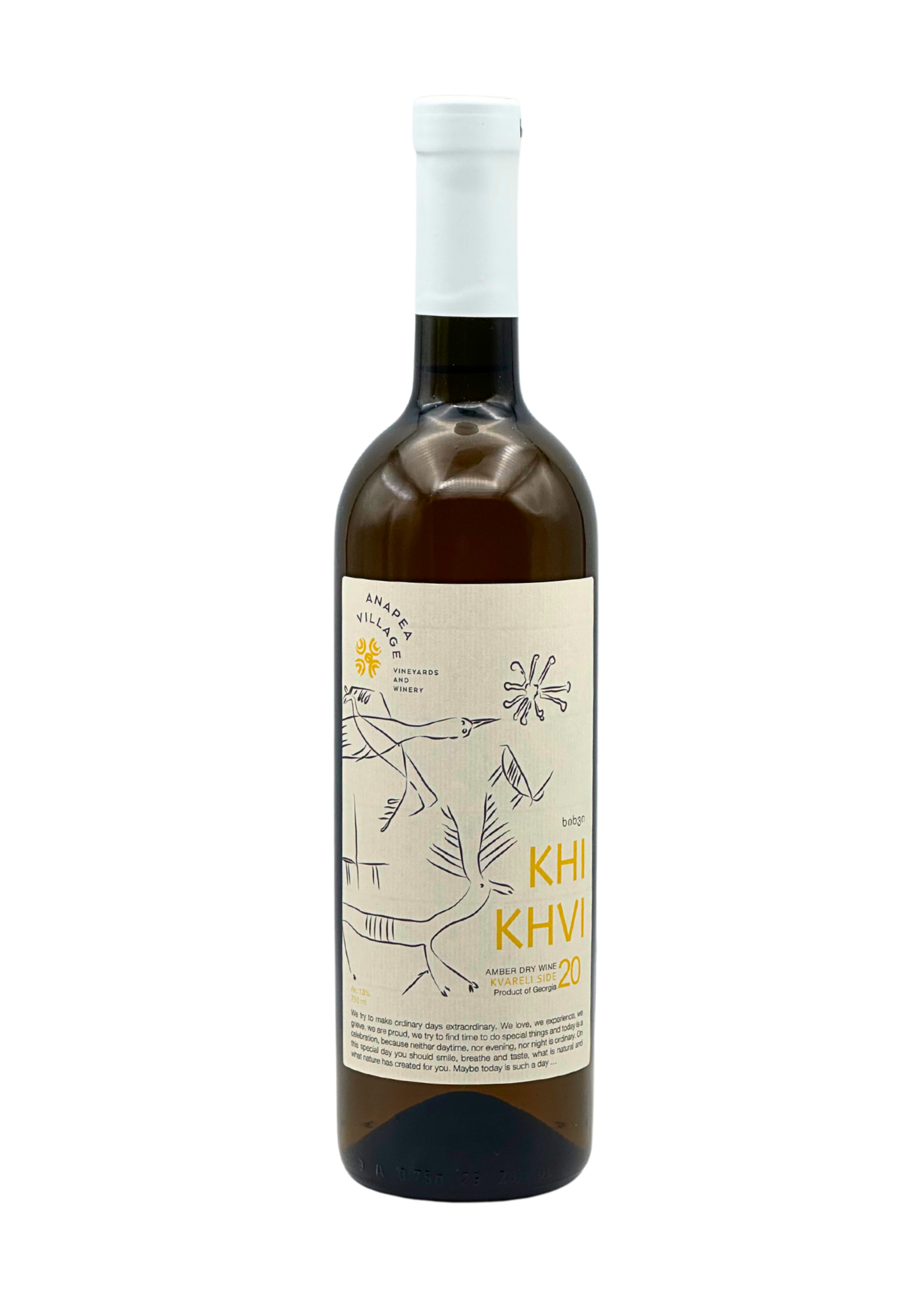 Amber Dry Wine "Khikhvi" 2020 Anapea Village