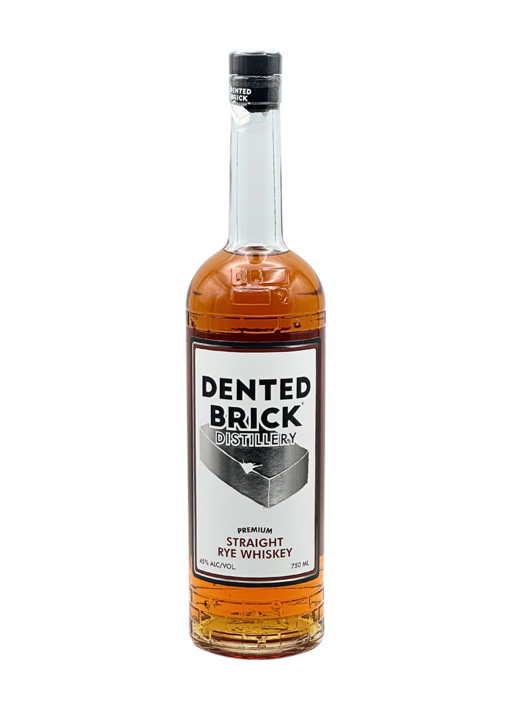 Premium Straight Rye Whiskey by Dented Brick Distillery (750 ml)