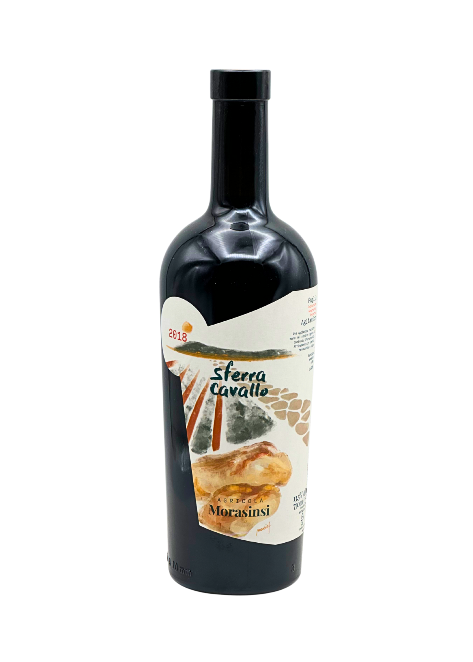 Puglia Aglianico "Sferra Cavallo" 2018 Morasinsi