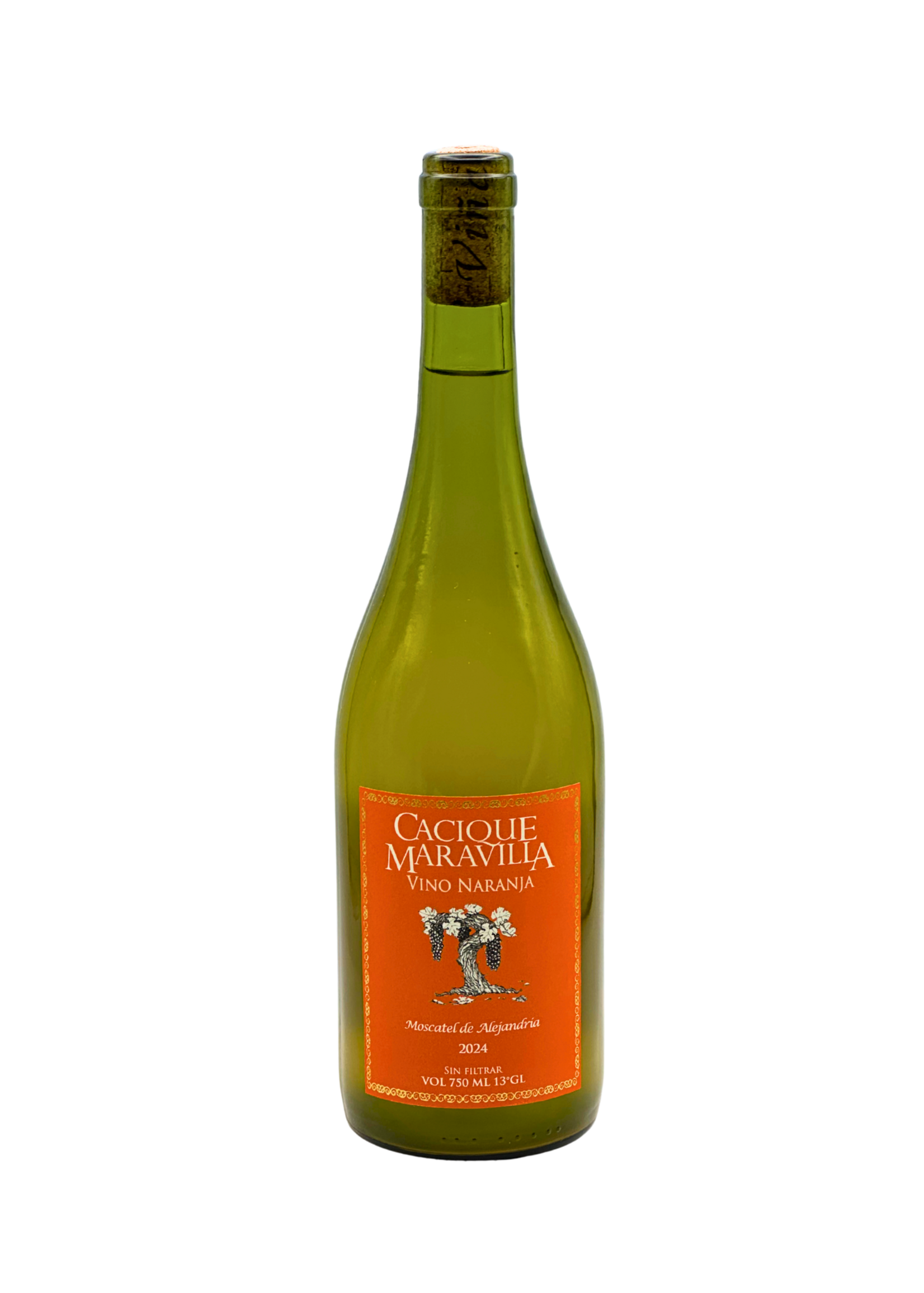 Moscatel de Alejandria Vino Naranja 2025 Cacique Maravilla