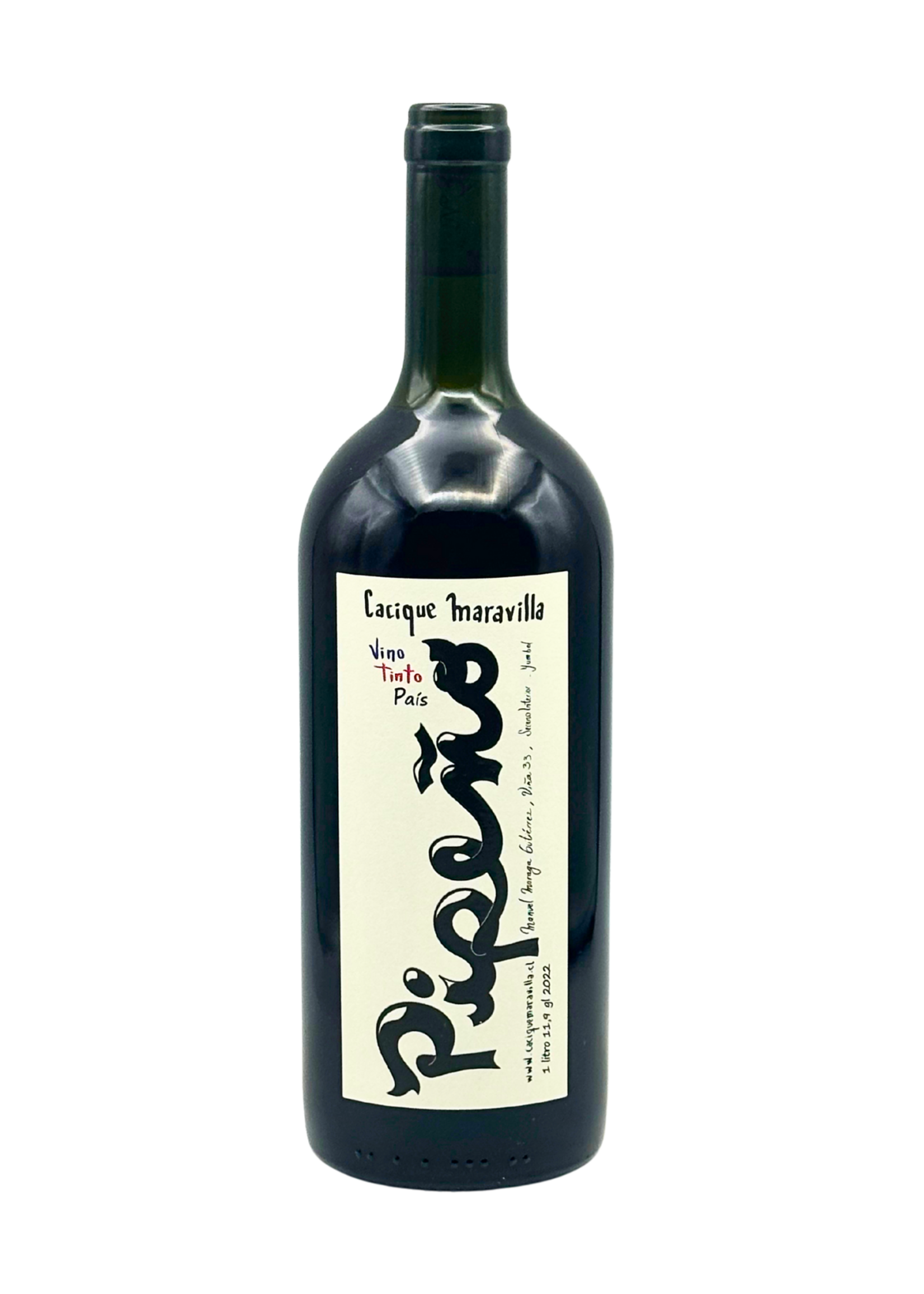 Vino Tinto País "Pipeño" 2022 Cacique Maravilla