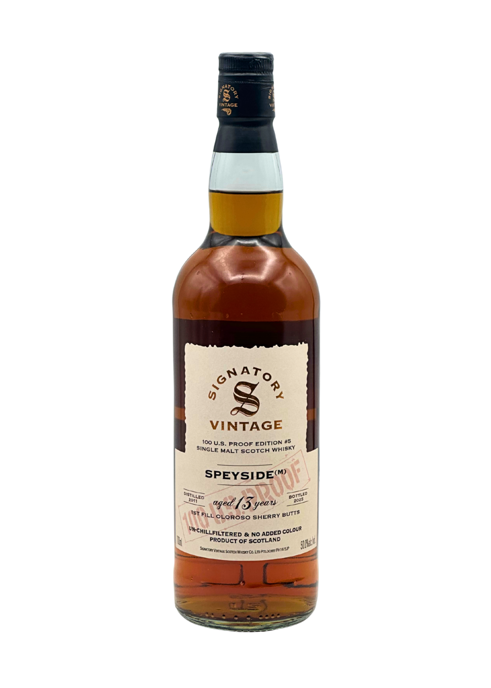 Single Malt Scotch Whisky Speyside 100 Proof by Signatory Vintage (700 ml)
