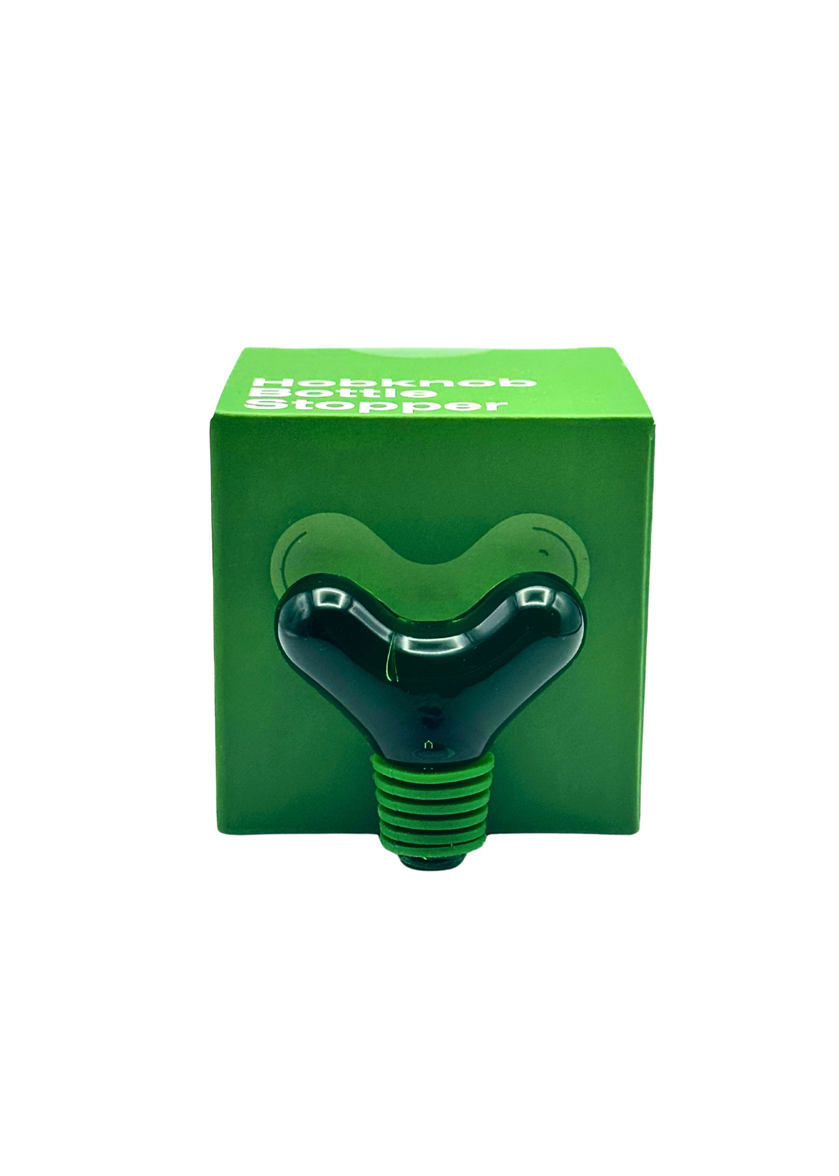 Green Hobnob Bottle Stopper