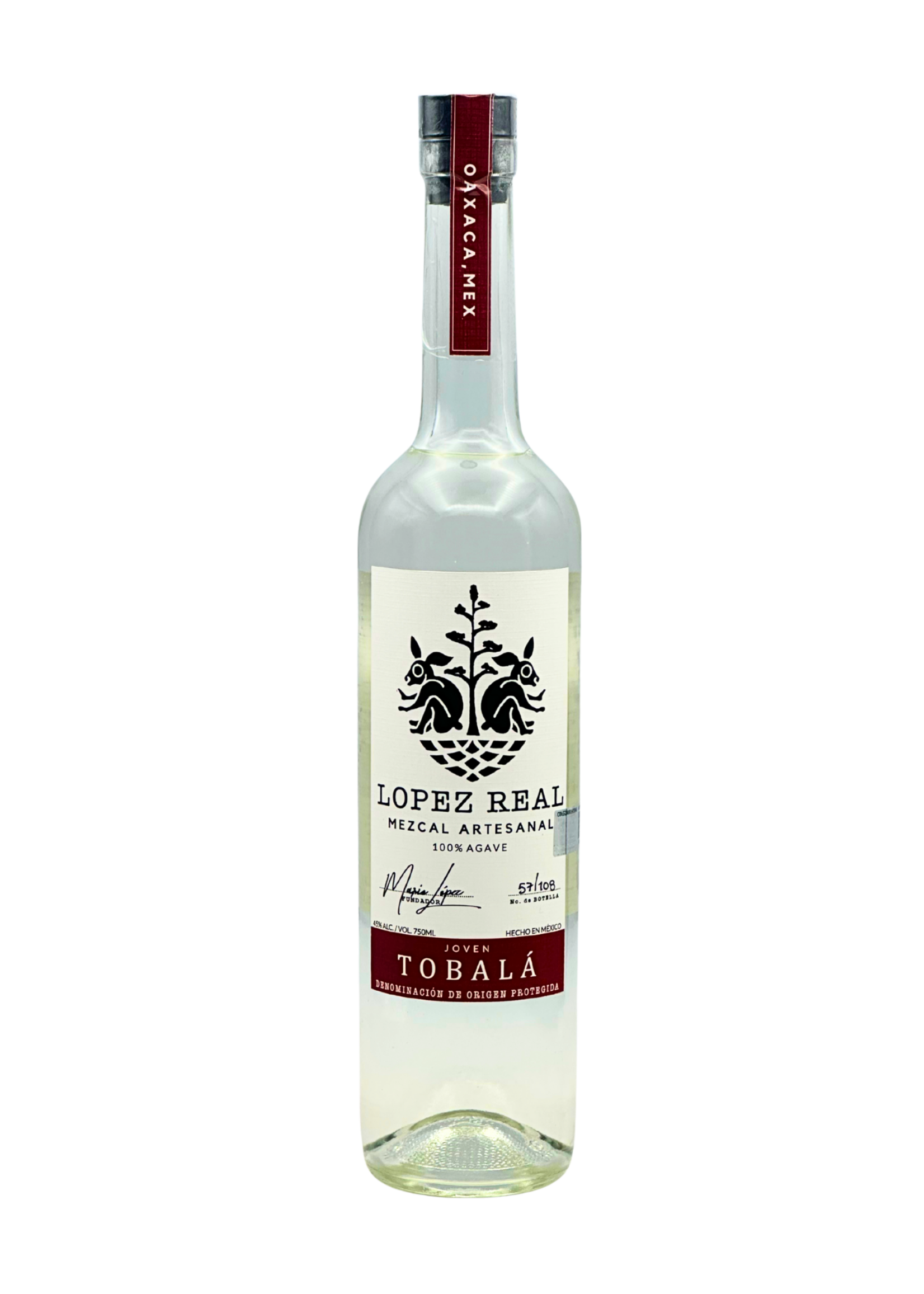 Joven Tobalá Mezcal Artesanal by Lopez Real