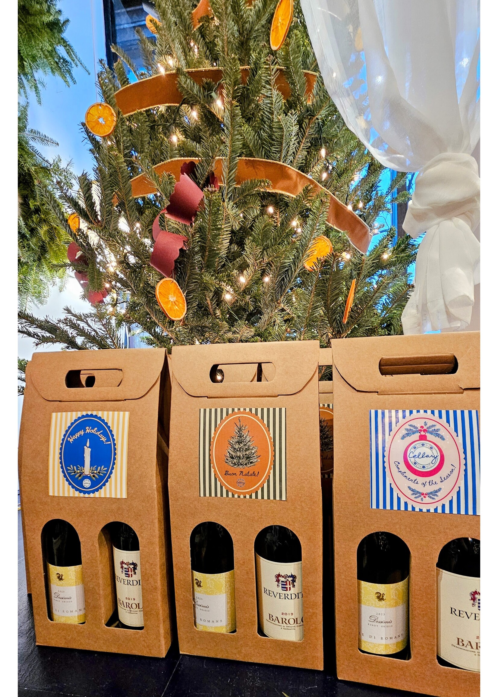 Old World Holiday Gift Pack (Dessimis Pinot Grigio & Reverdito Barolo)