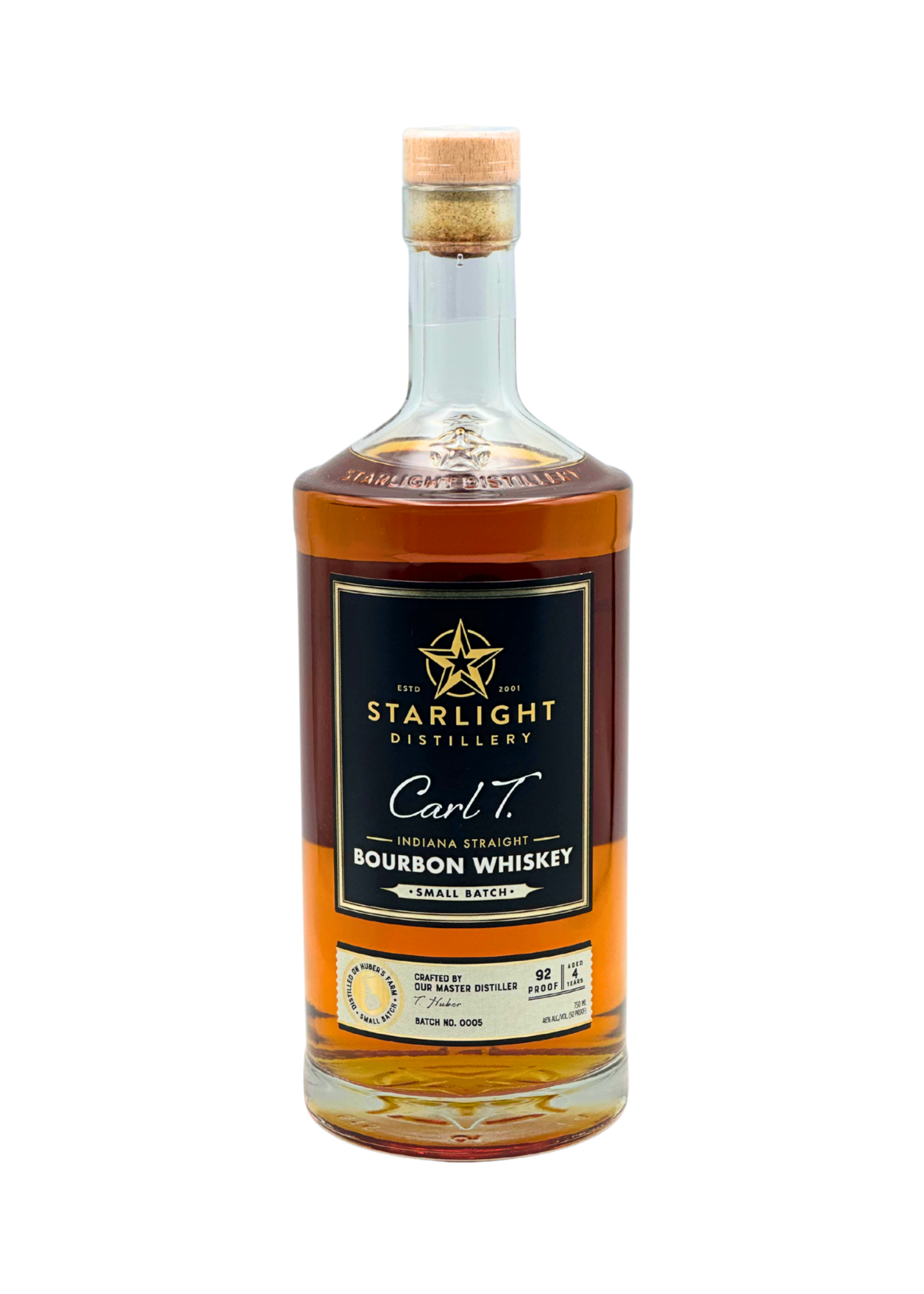 Straight Bourbon Whiskey "Carl T." by Starlight Distillery
