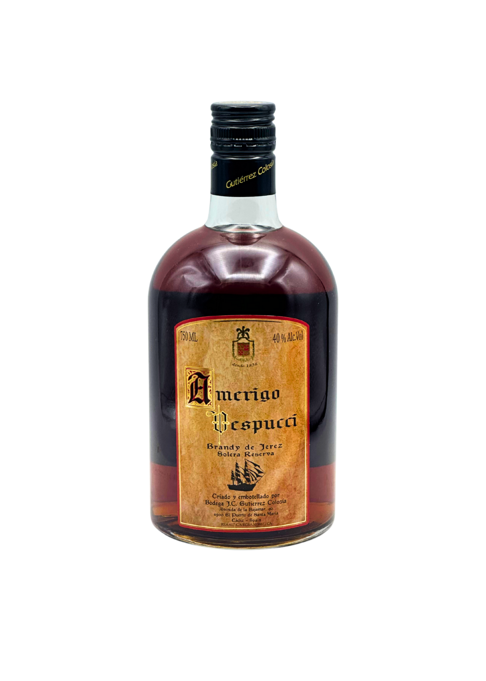 Brandy Solera Reserva "Amerigo Vespucci" by Bodegas Gutierrez Colosia