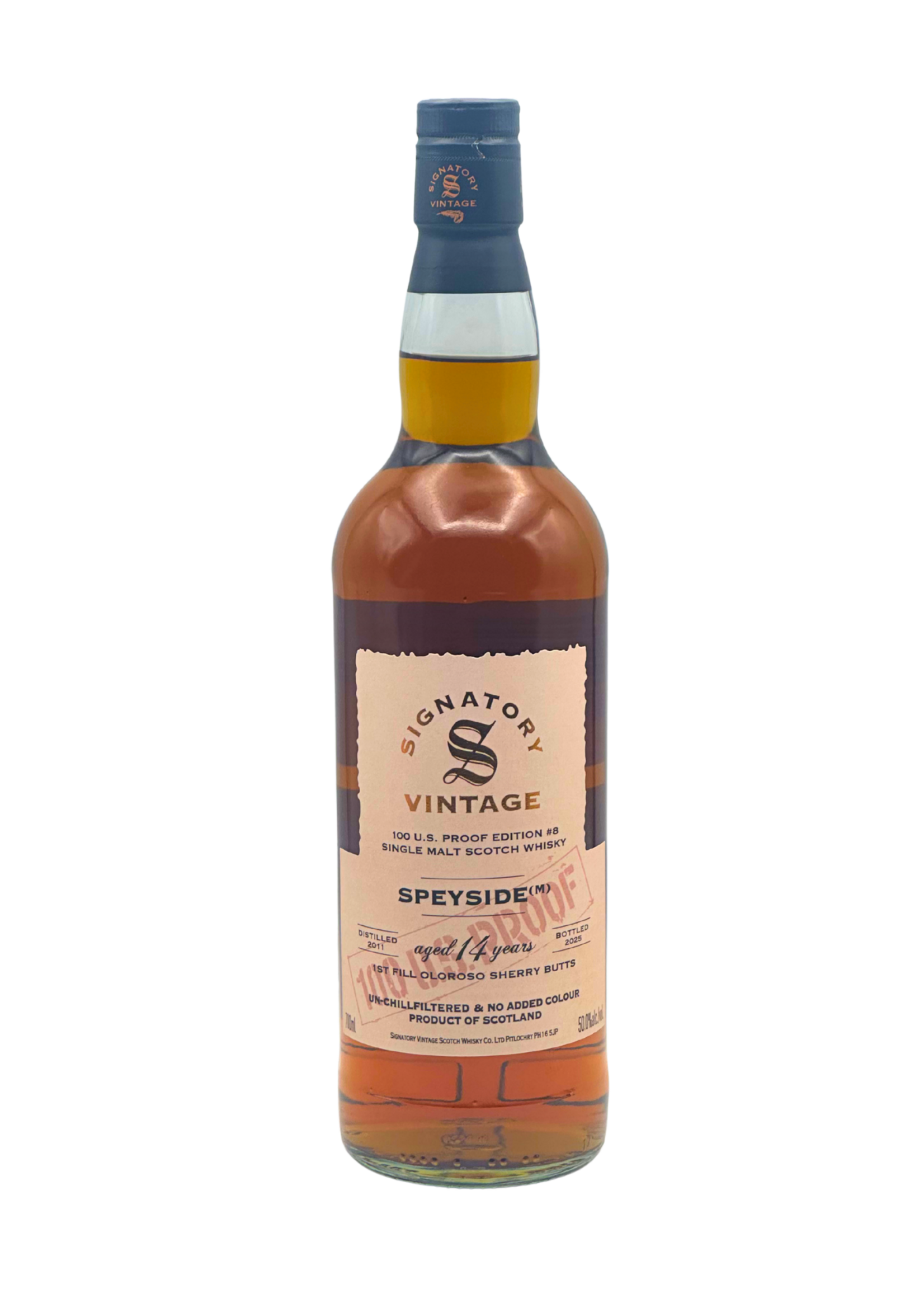 Single Malt Scotch Whisky Speyside 100 Proof by Signatory Macallan (700 ml)