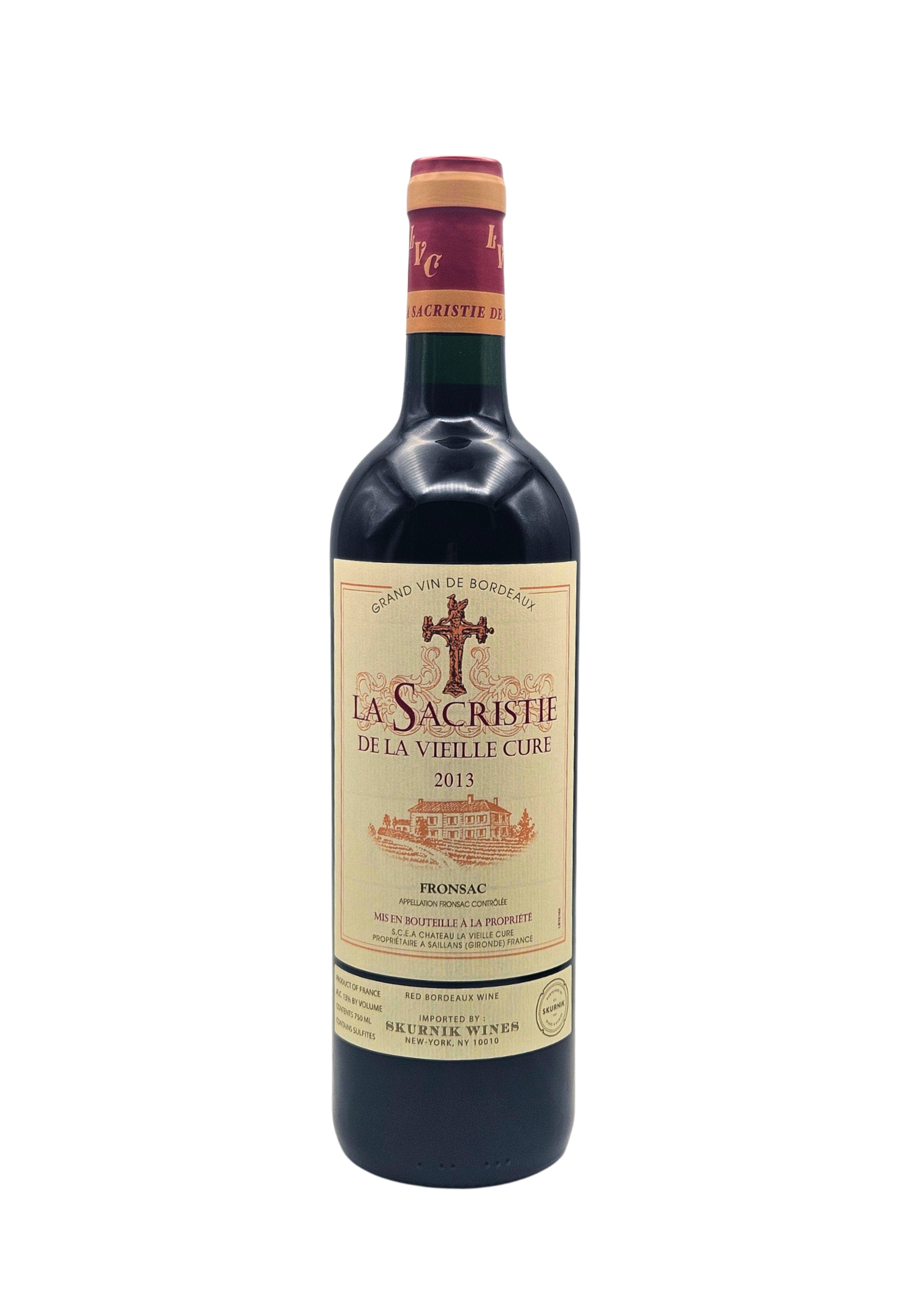 Chateau La Vieille Cure Fronsac "La Sacristie de la Vielle Cure" 2013 Chateau La Vielle Cure