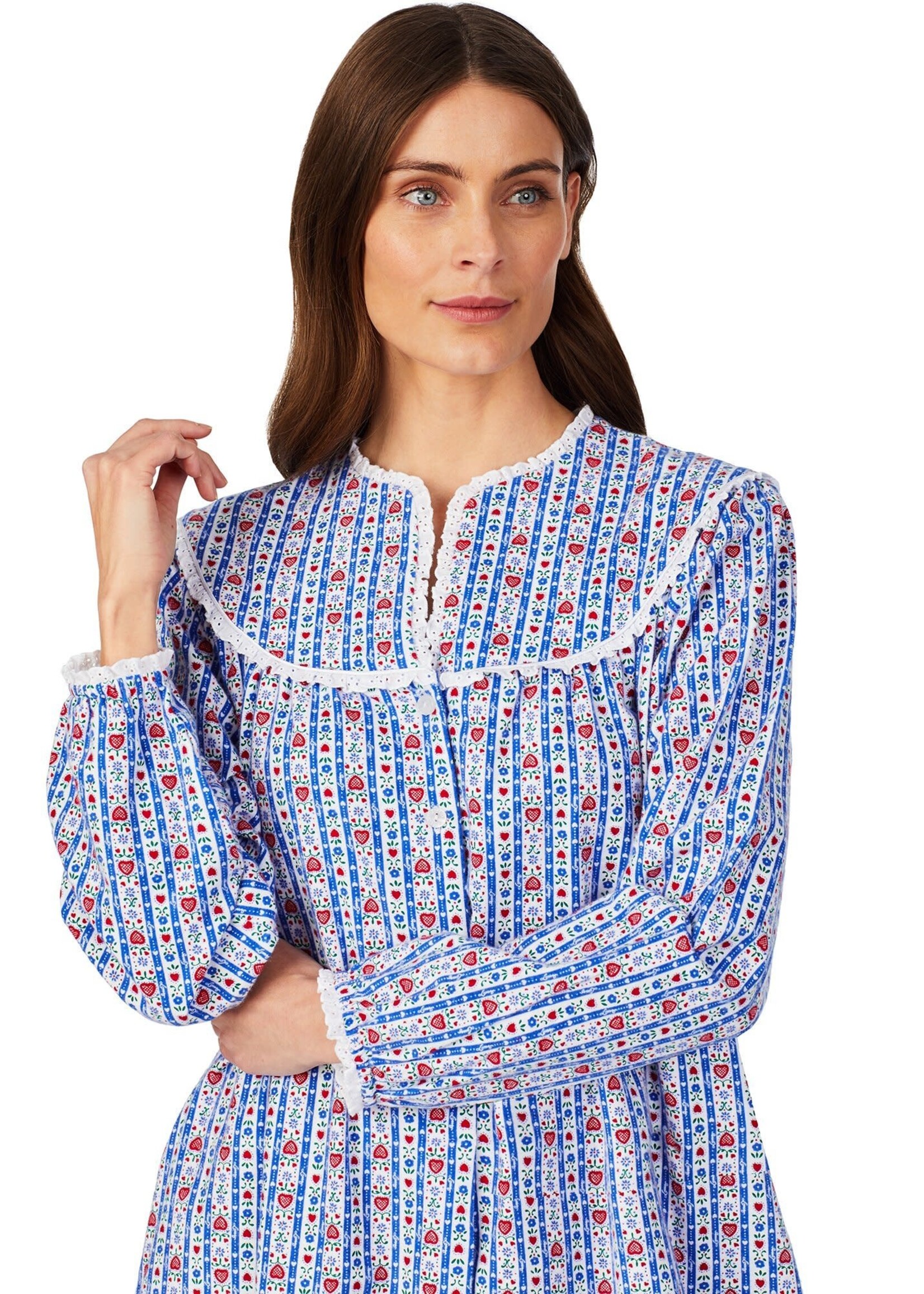 Lanz of Salzburg Lanz Women's Tyrolean Flannel Nightgown