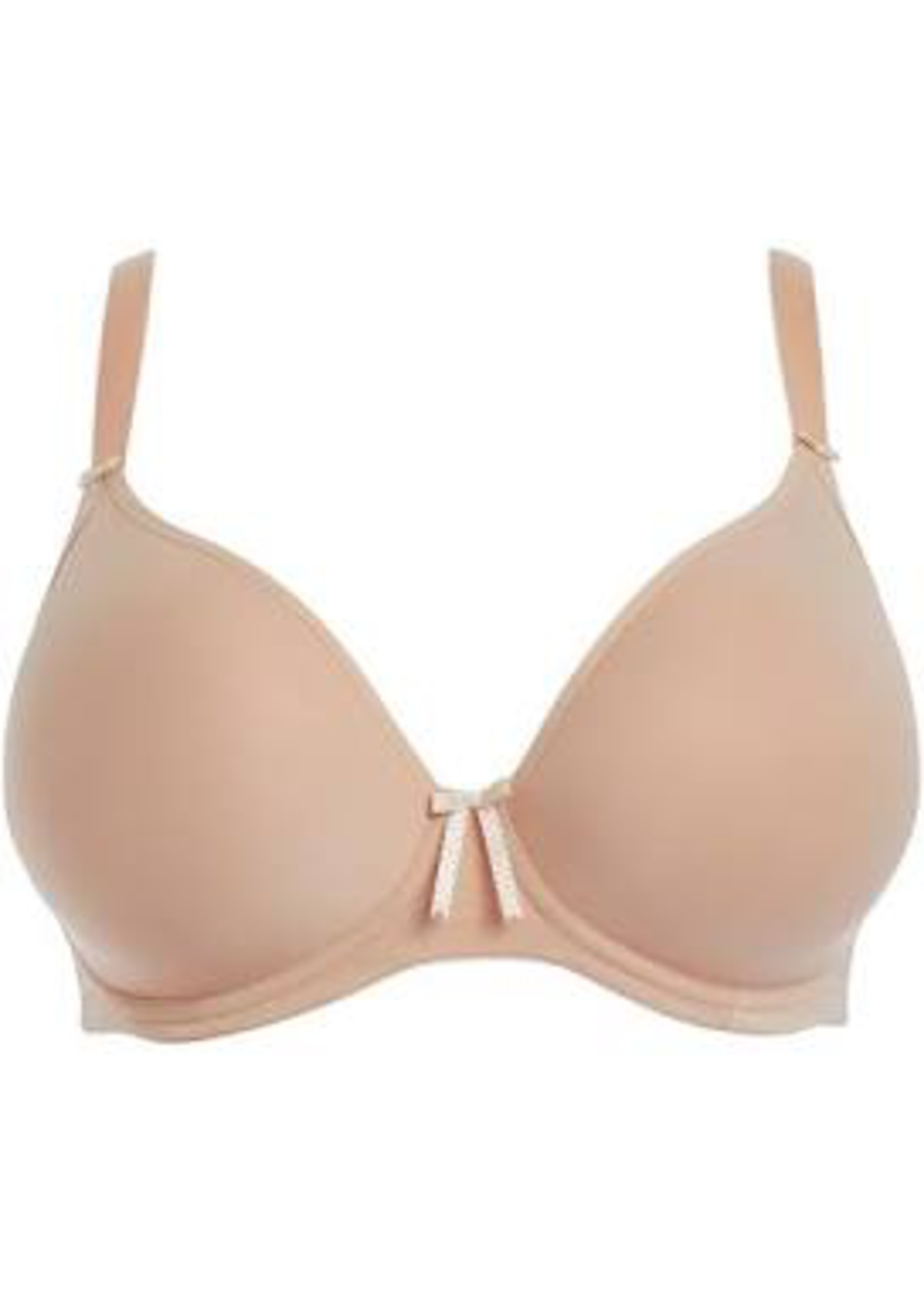 Bijou Sand Banded Moulded Bra from Elomi