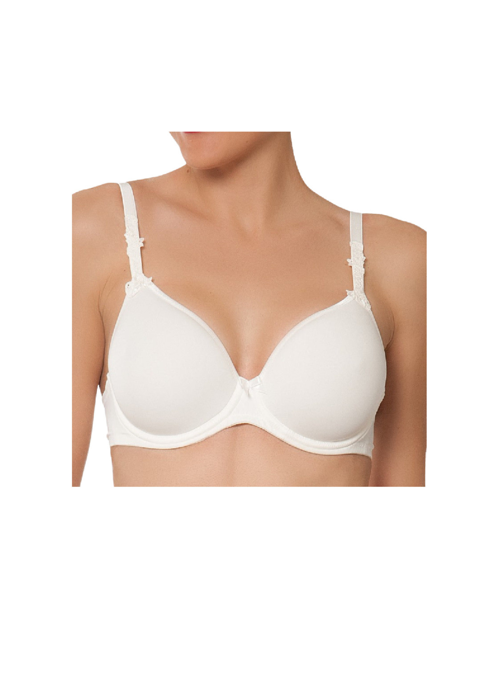 Antinea Essential Fit 3D Spacer Cup Plunge Bra Skin Rose 34F by