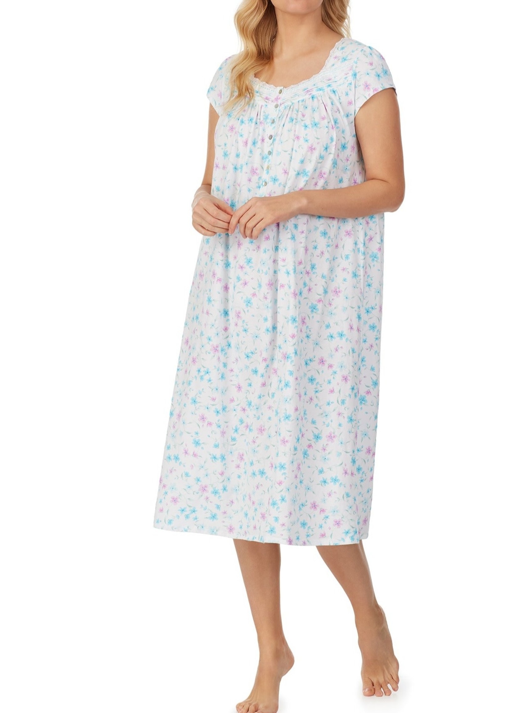 Eileen West Blue Spring Garden Nightgown