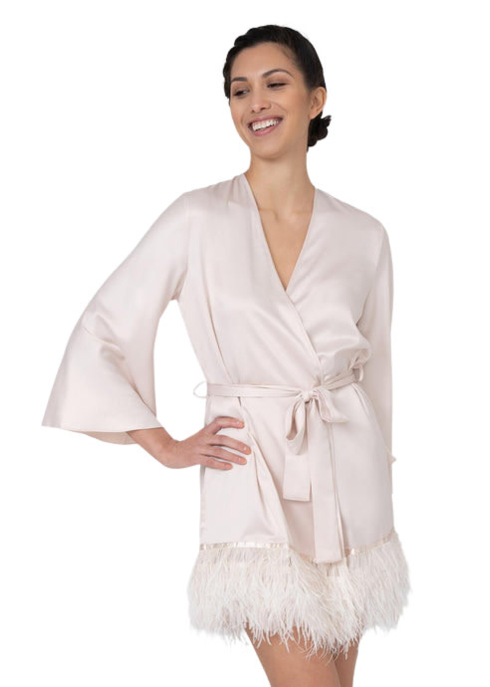 Rya Swan Short Robe