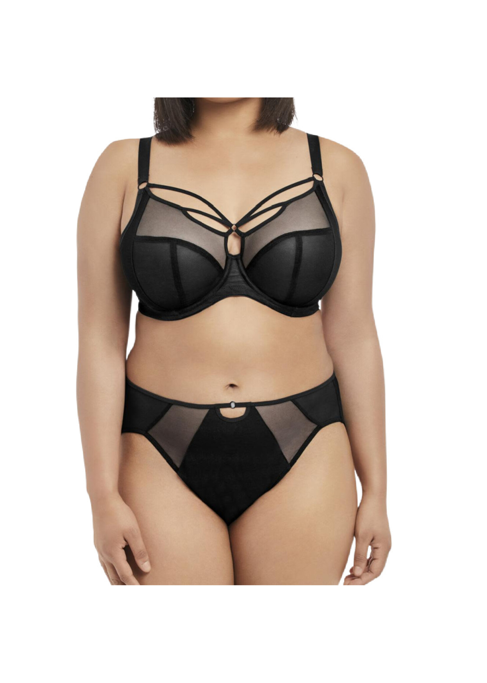 Elomi Sachi Underwire Plunge Bra with Harness - Bras, Shapewear,  Activewear, Lingerie, Swimwear Online Shopping