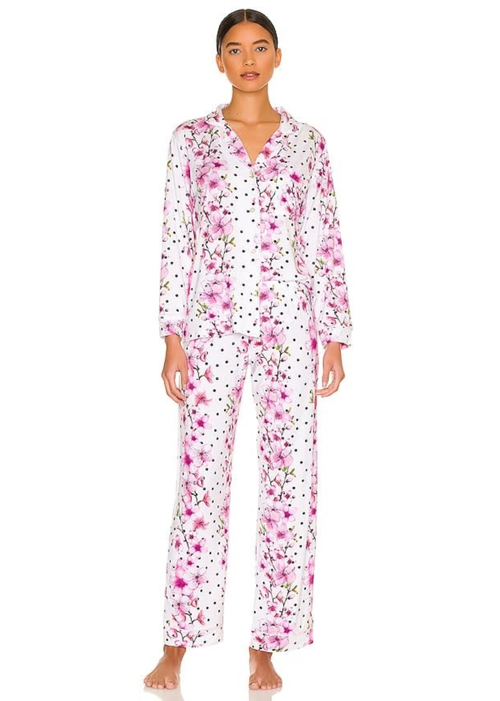 Stripe & Stare Blossom Dots TENCEL L/S Pajama Set