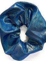 Sport Blue Metallic Scrunchie "Final Sale"