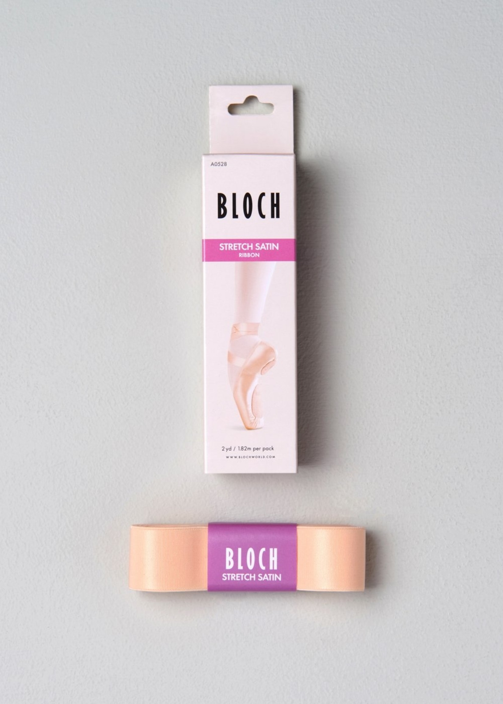 Bloch Pre-cut Stretch Satin Ribbon