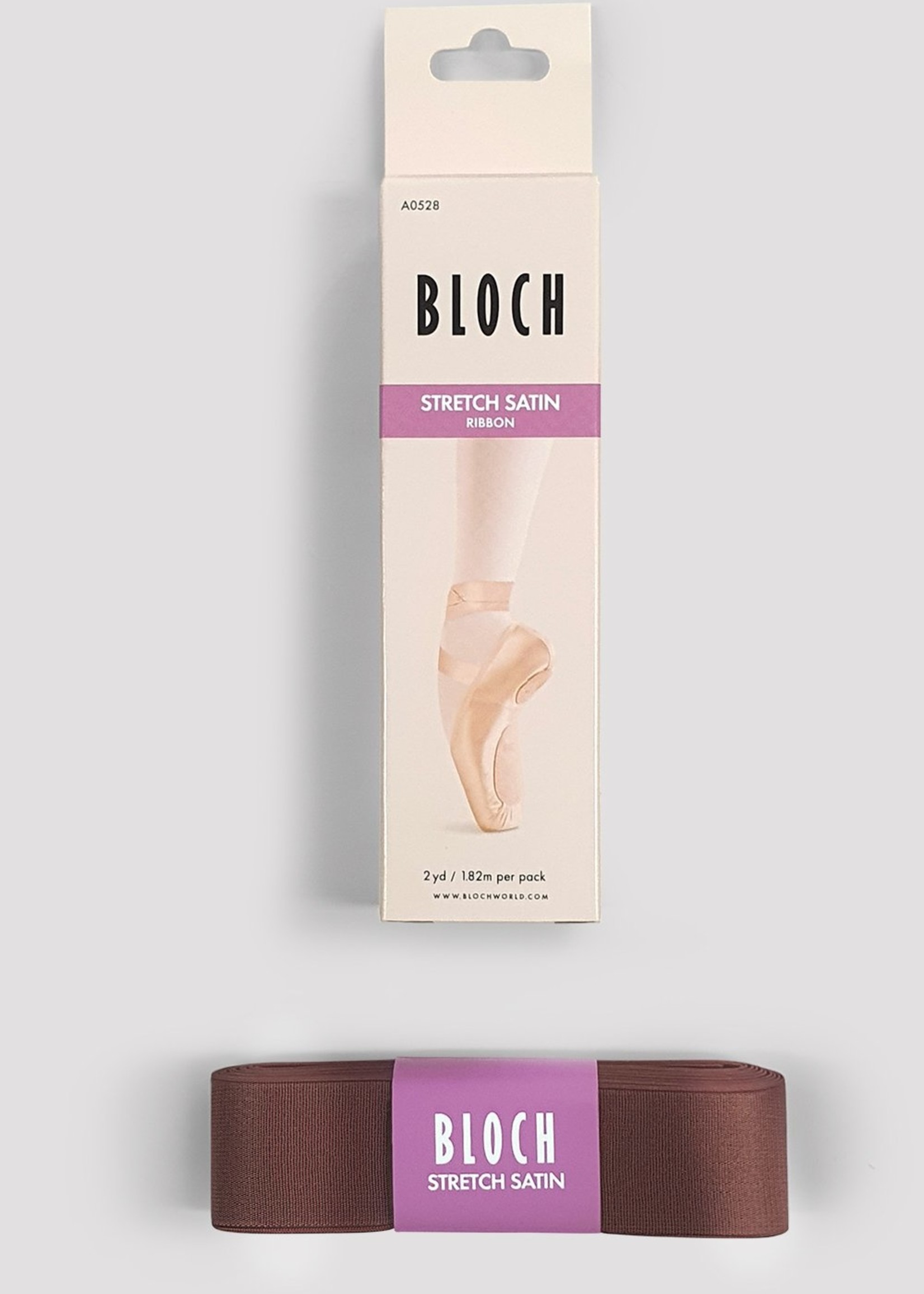 Bloch Pre-cut Stretch Satin Ribbon