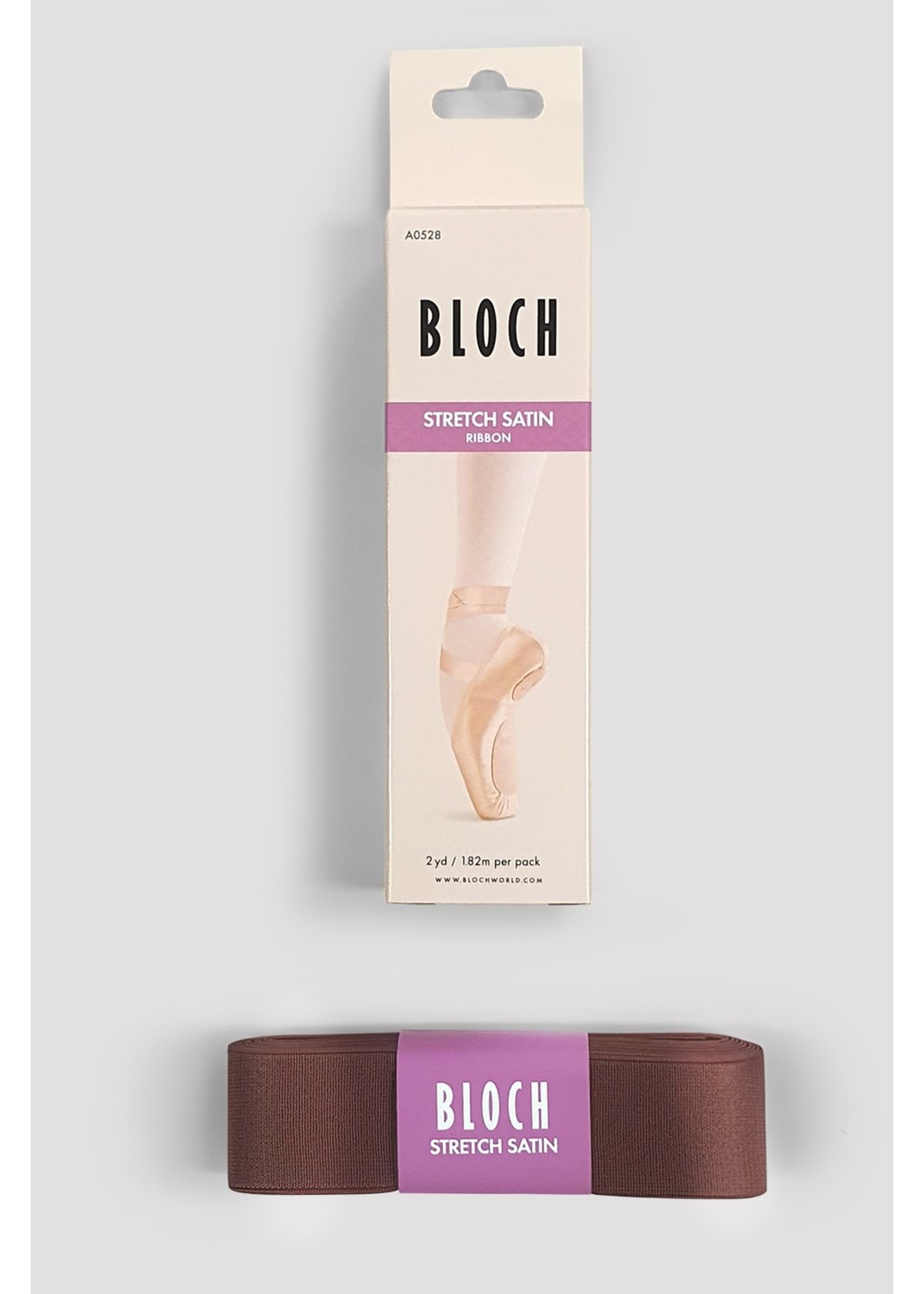 Bloch Pre-cut Stretch Satin Ribbon