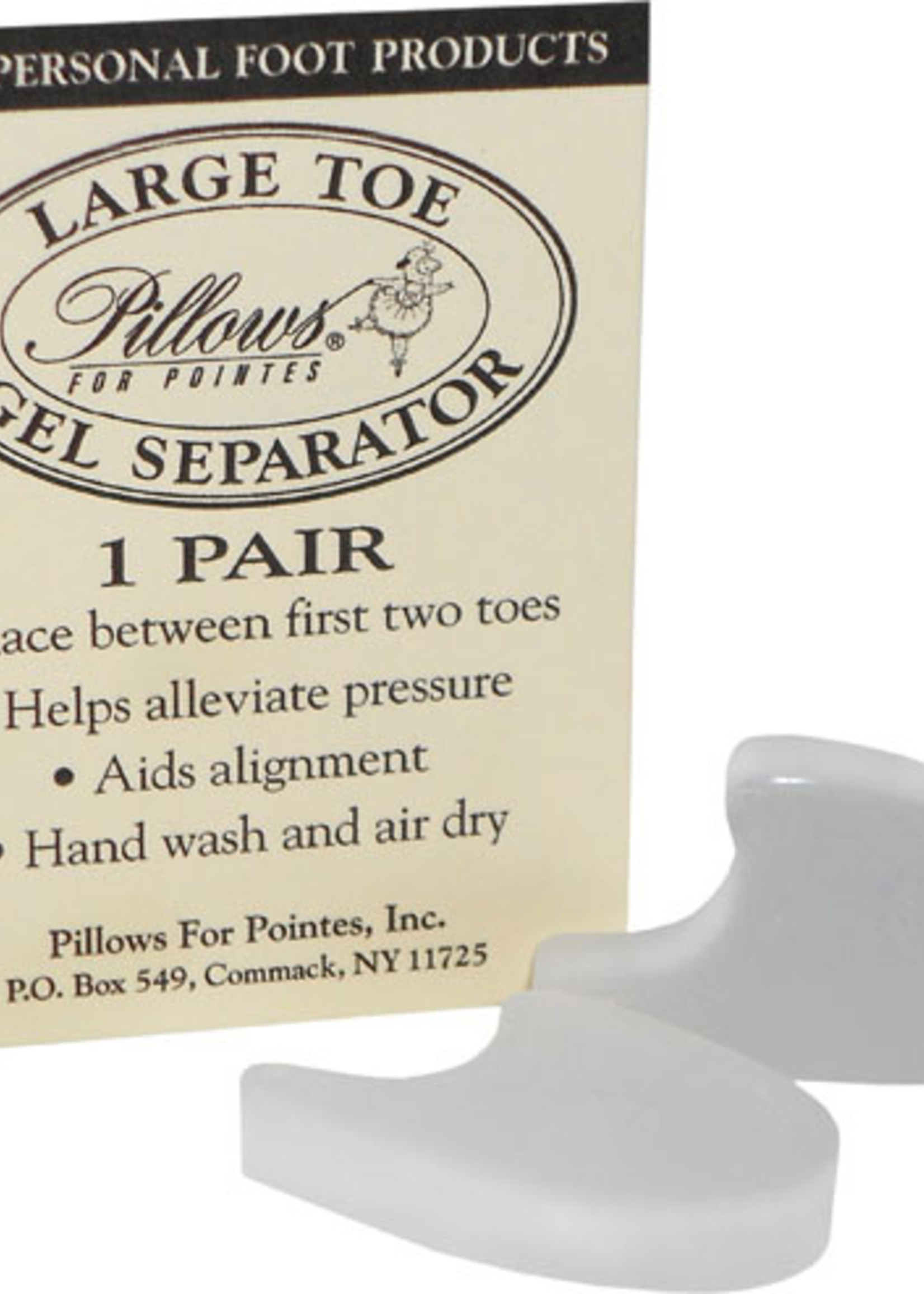 Pillows for Pointes Large Toe Gel Separators