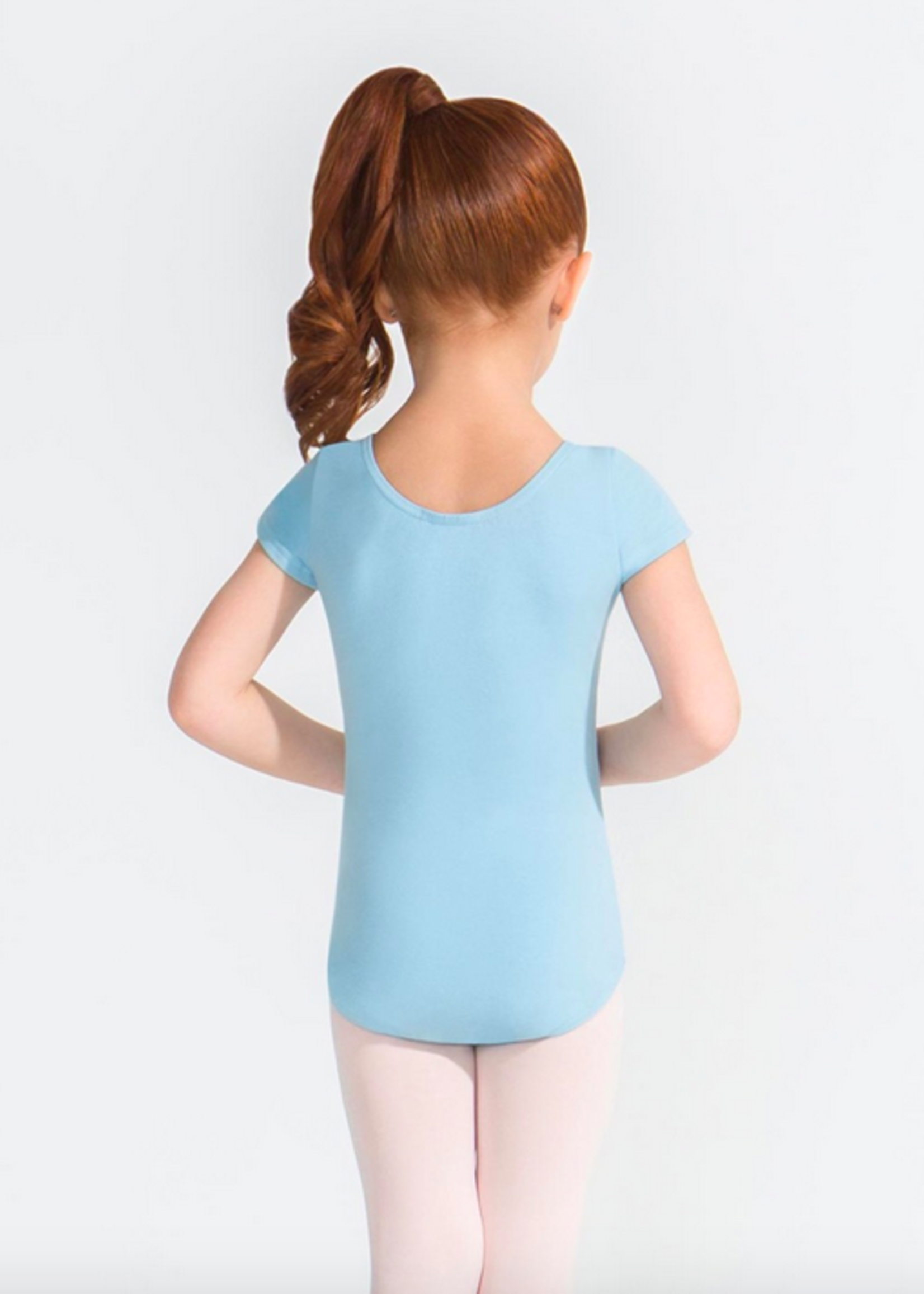 Capezio CC400C - Short Sleeve Leotard Cotton Child – The Dance Shop