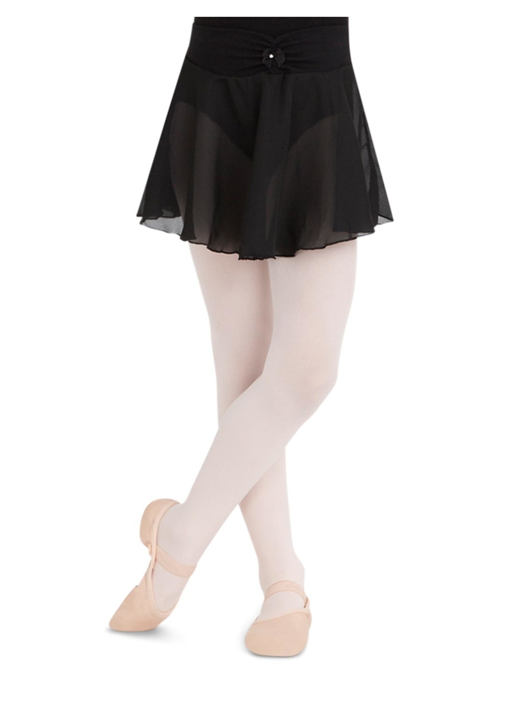 Capezio Children's Pull On Georgette Skirt with Bow