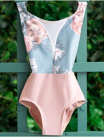 Lucky Leo Dart Tank Mesh Leotard