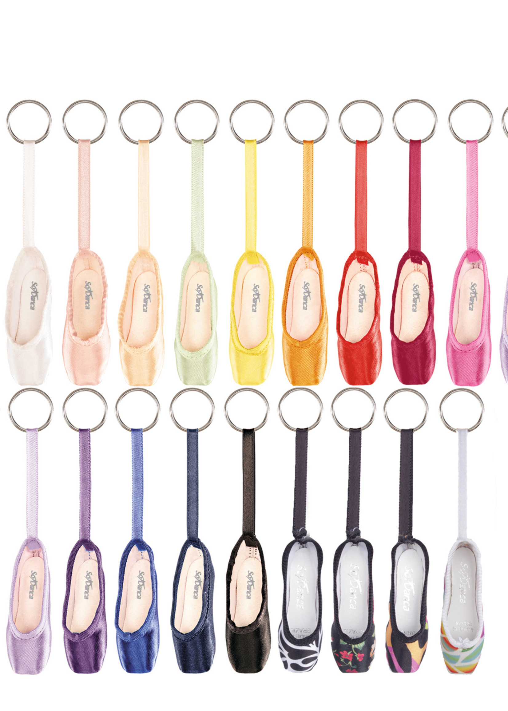 So Danca Mini Pointe Shoe Keychain