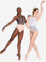 So Danca Elinor High Neck Lace Leotard