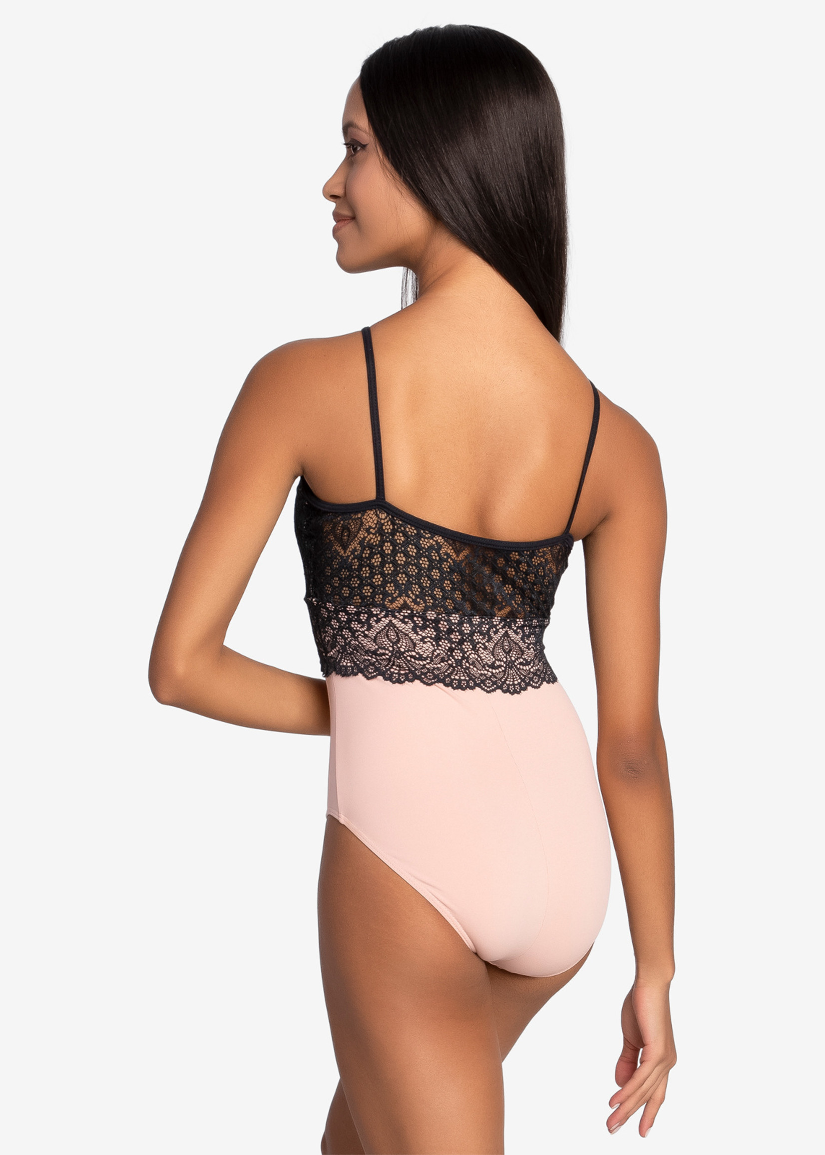 So Danca Elinor High Neck Lace Leotard